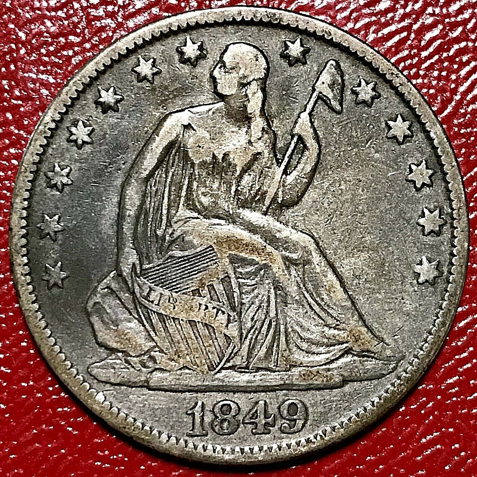 1849-o Seated Liberty Half Dollar
