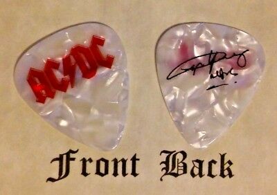 Ac/dc Angus Young Novelty Signature Guitar Pick   (w-a5)