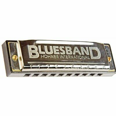 Hohner Bluesband Harmonica Key Of C Blues Band Stainless Steel