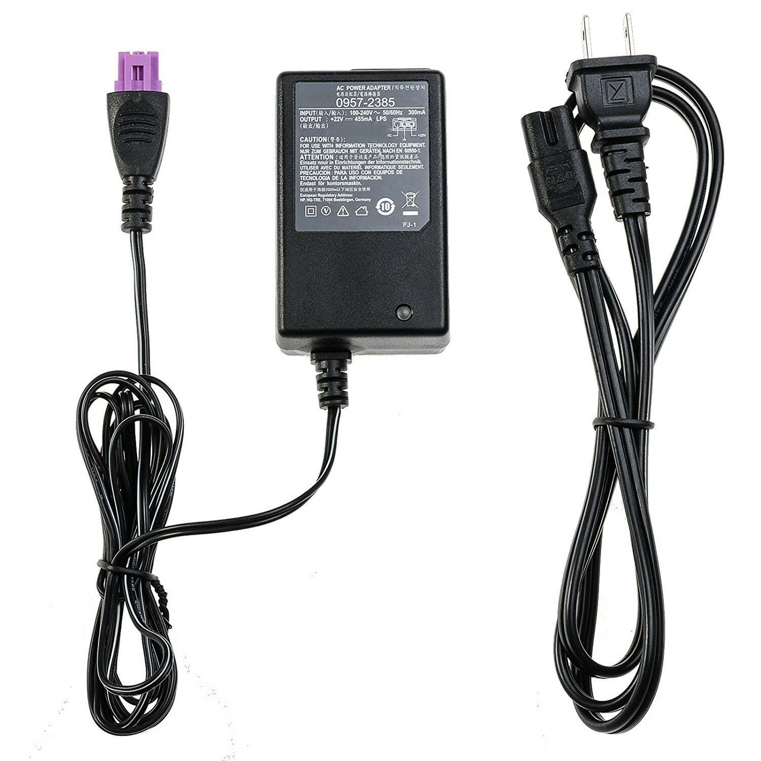 0957-2385 Ac Adapter + Require Pwr Cable Deskjet 1010 2540 2545 Series Printers