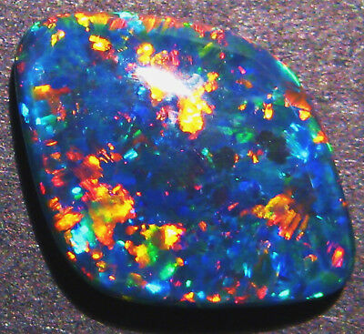 Beautiful Australian Opal Freeform Super Gem Grade Triplet 17x12mm (1610)