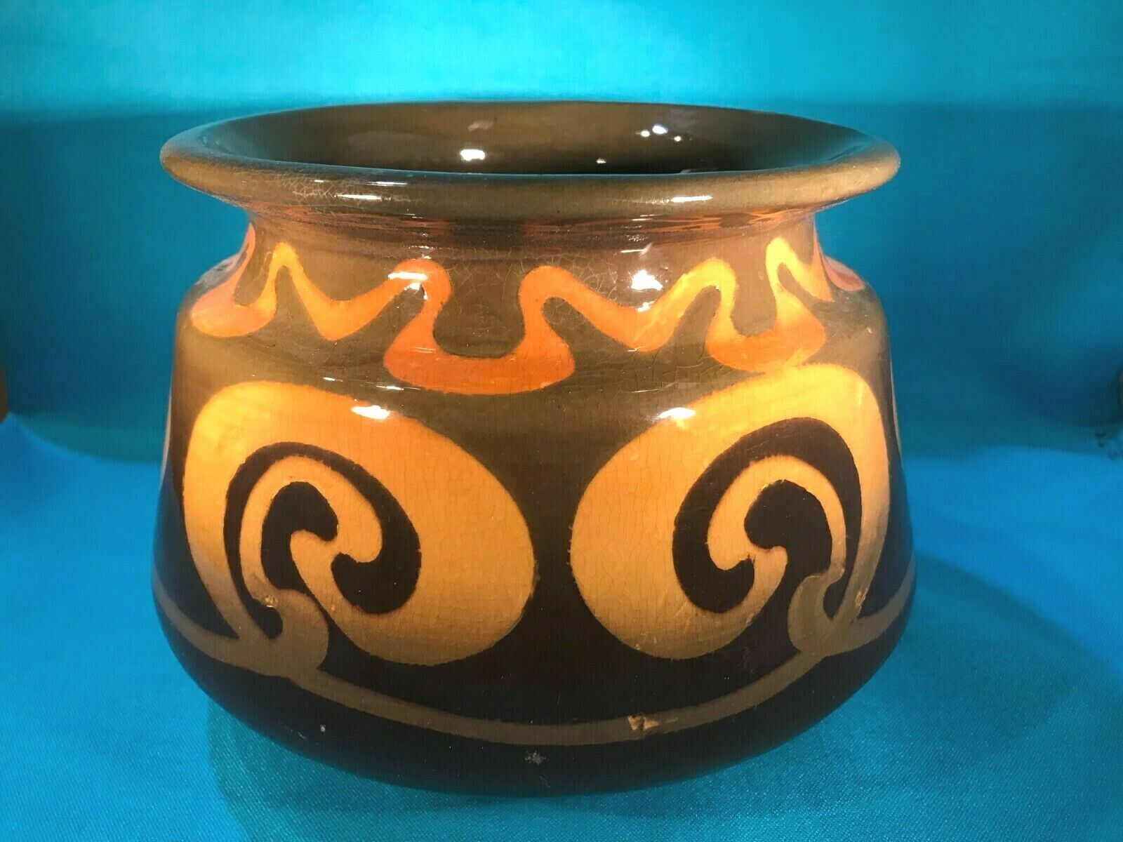 Antique J.b. Owens Ohio Pottery Art Nouveau Jardinere Planter Vase