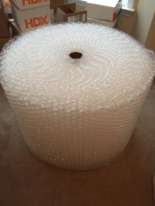 1/2" X 24" Wide Large Bubbles Perforated 12" 125 Ft Bubble + Wrap