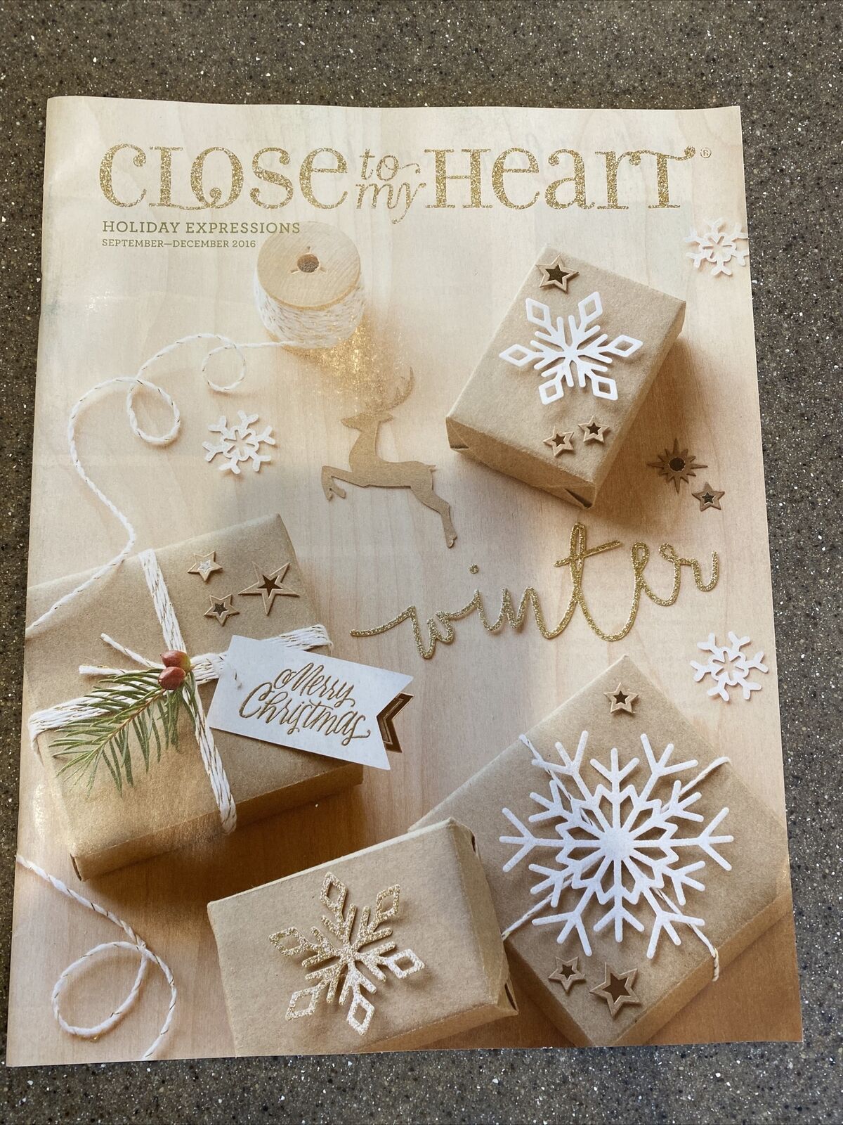 Close To My Heart Ctmh Idea Book & Catalog September December 2016 New Scrapbook