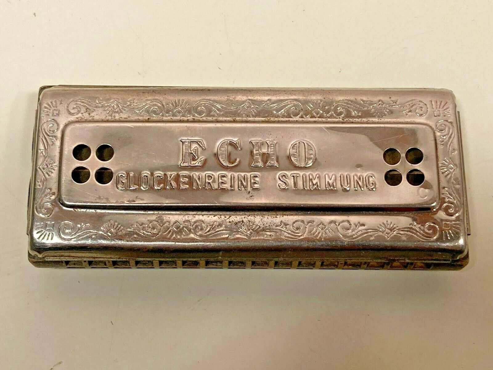 Vintage Hohner Echo Harmonica (made In Germany)