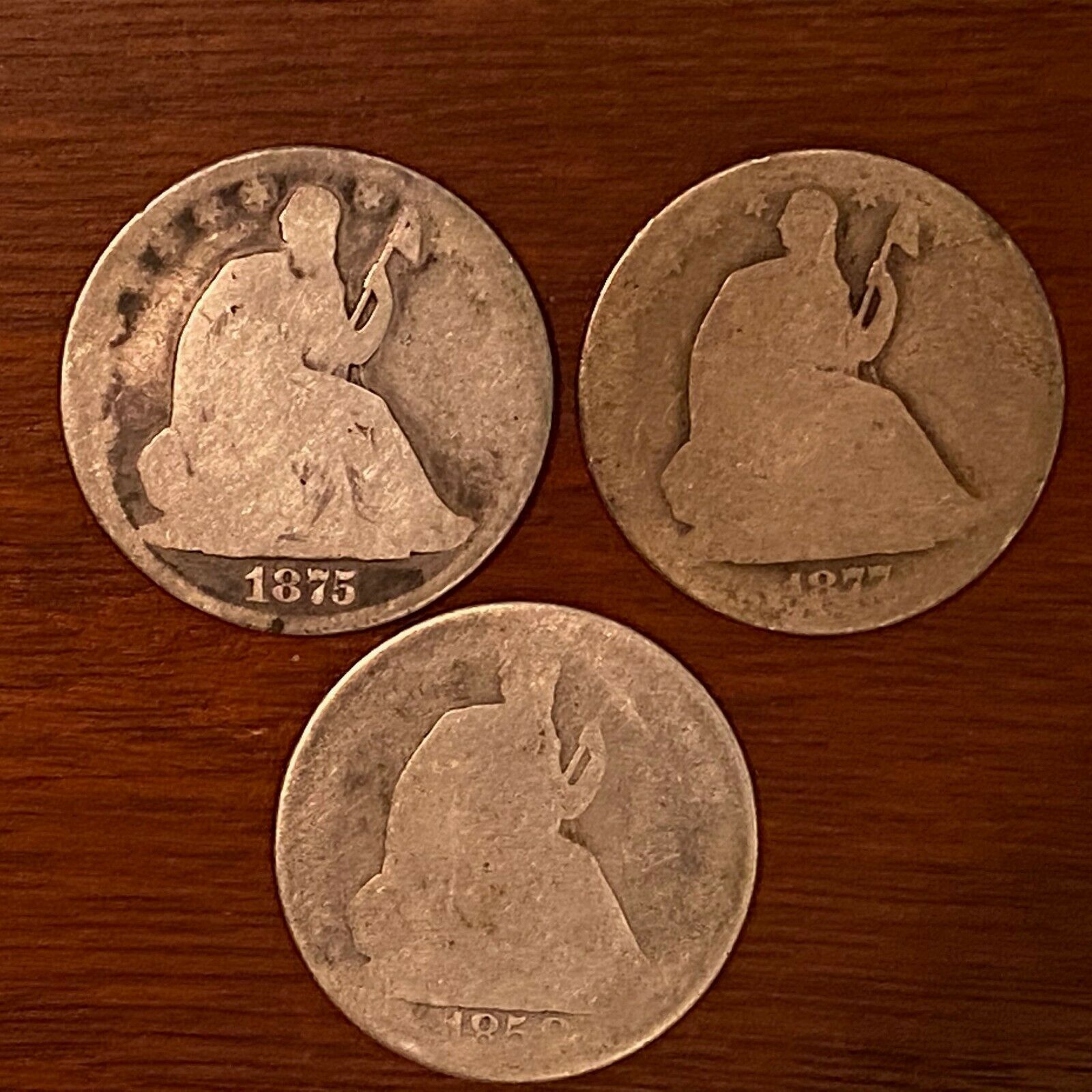 Seated Liberty Half Dollar - 3 Coins | Estate Listing
