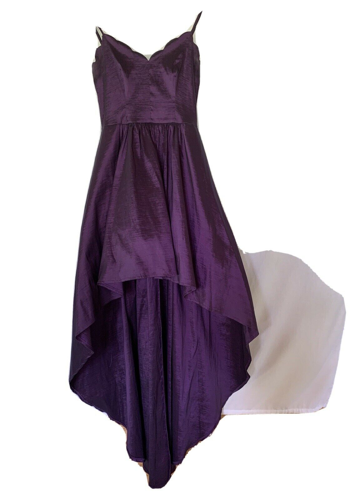 B. Darlin  Junior High-low Formal Dress  Sz 7/8 Color Purple