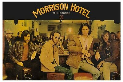 Jim Morrison & The Doors At Morrison Hotel Promo Poster 1967  19 X 13