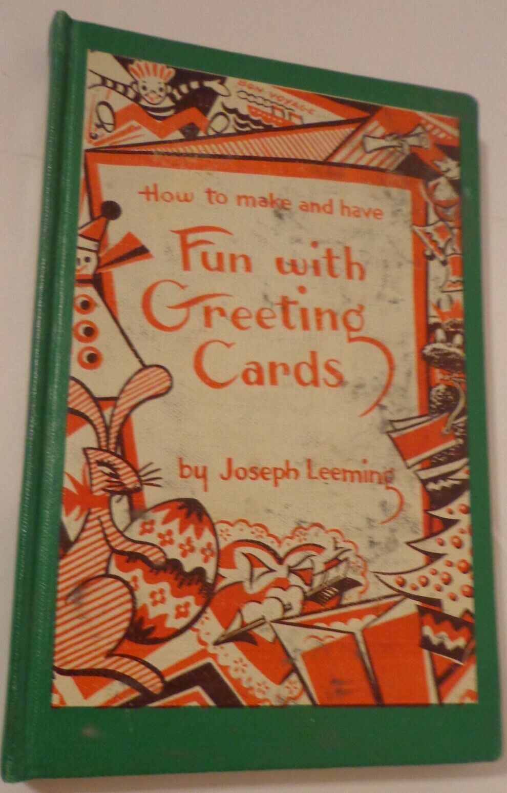 How To Make & Have Fun With Greeting Cards Craft Instruction Idea Book Leeming