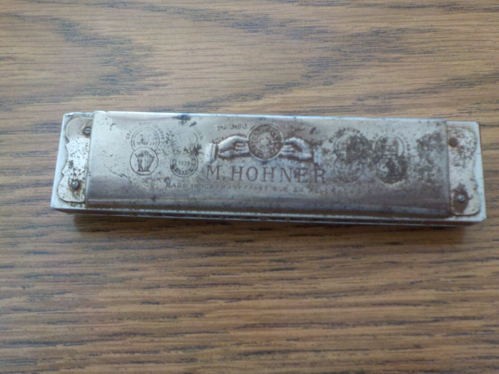 Vintage M Hohner Radio Concert Harmonica (key Of C) Made In Germany