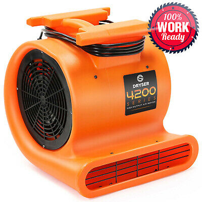 Air Mover Carpet Dryer 3 Speed 1 Hp Floor Blower Fan Stackable For Water Damage
