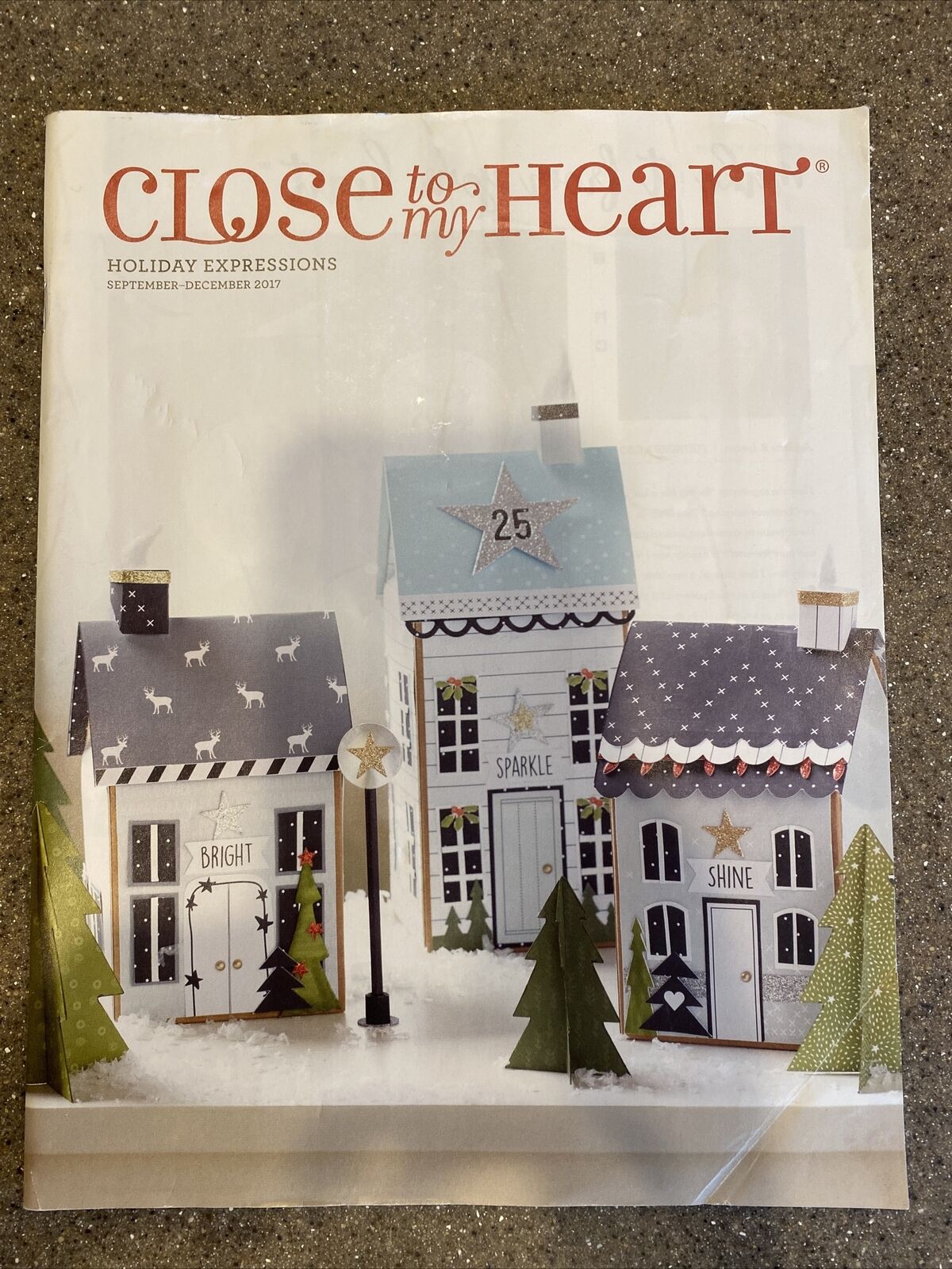 Close To My Heart Ctmh Idea Book & Catalog September December 2017 New Scrapbook