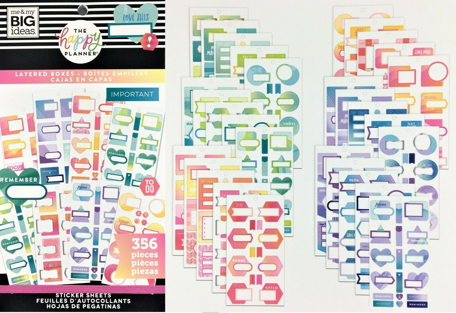 Me & My Big Ideas Create 365 The Happy Planner Stickers Value Pack - You Choose!