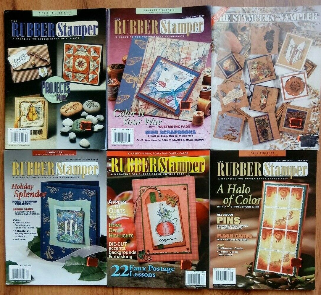 Rubber Stamper Magazine Various Printings From 2000 - 2005 [ Lot Of 6 ]