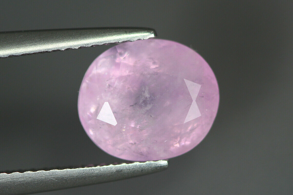 2.820 Ct Unique Ultra Rare 100%natural Light Pink Color Morganite Loose Gemstone