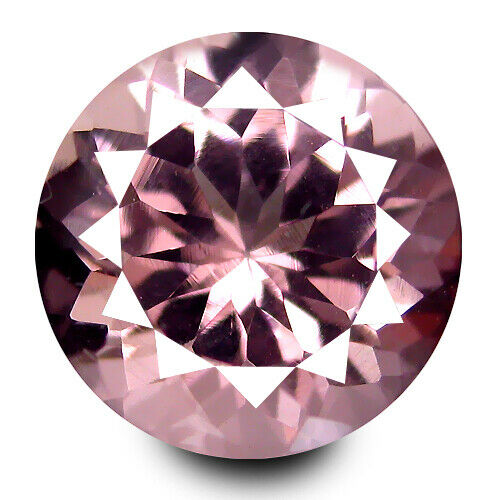 0.35cts Genuine Unheated Natural Pink Color Morganit Round Shape 4.6mm Ref Vdo