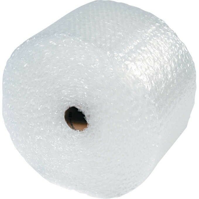 50 Ft Sealed Air Bubble Wrap® Roll 1/2" 12" Wide Perforated Every 12"