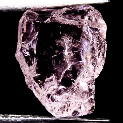Top If Flawless 3.35ct Unheated Pink Morganite Rough Natural100% Facet
